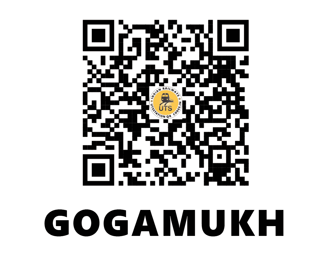 UTS QR Code for GOGAMUKH - GOM (NF - ASSAM)