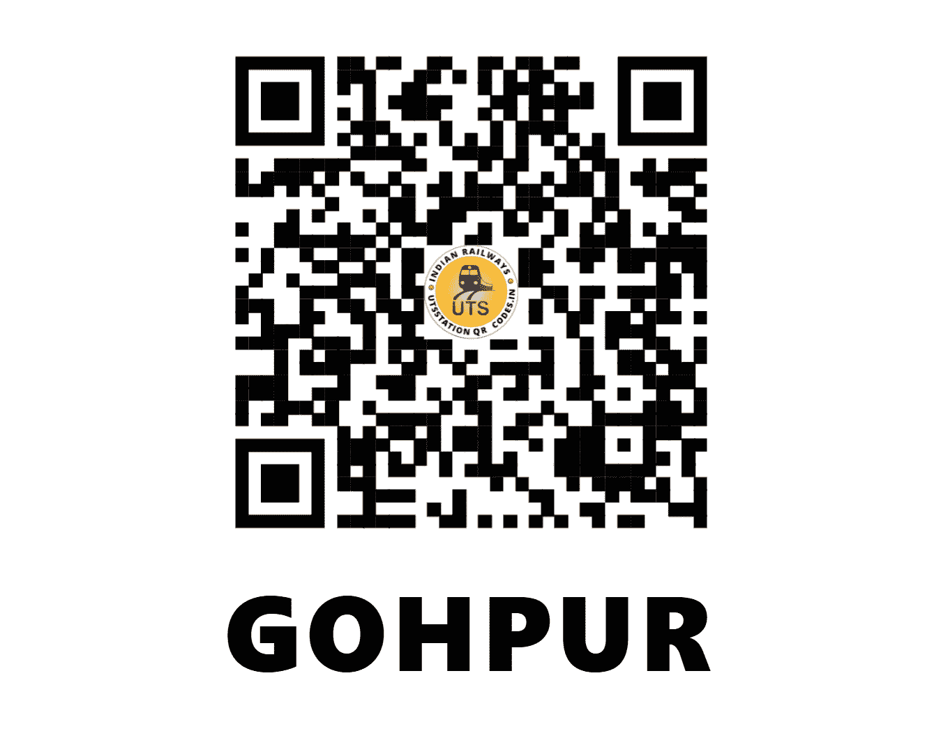 UTS QR Code for GOHPUR - GPZ (NF - ASSAM)