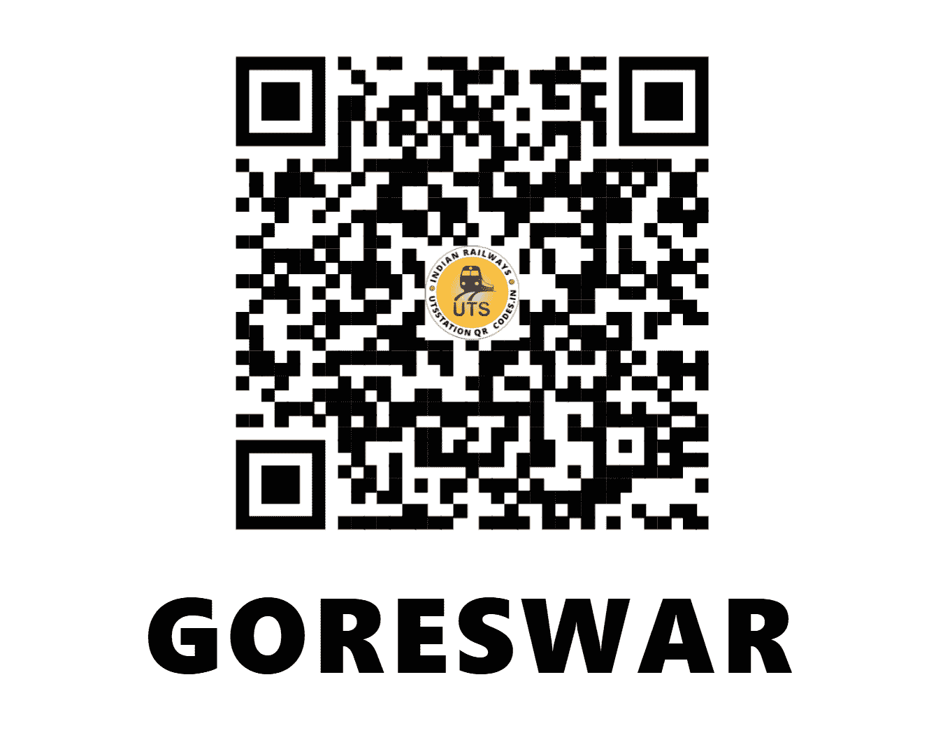 UTS QR Code for GORESWAR - GVR (NF - ASSAM)