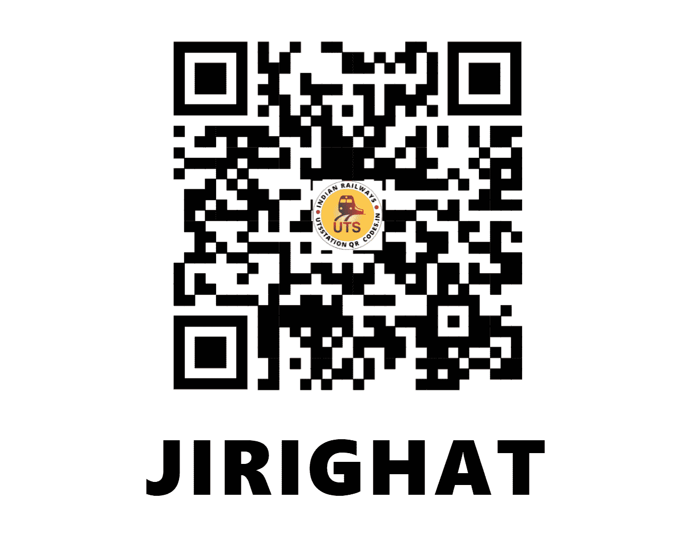 UTS QR Code for JIRIGHAT - JIGT (NF - ASSAM)