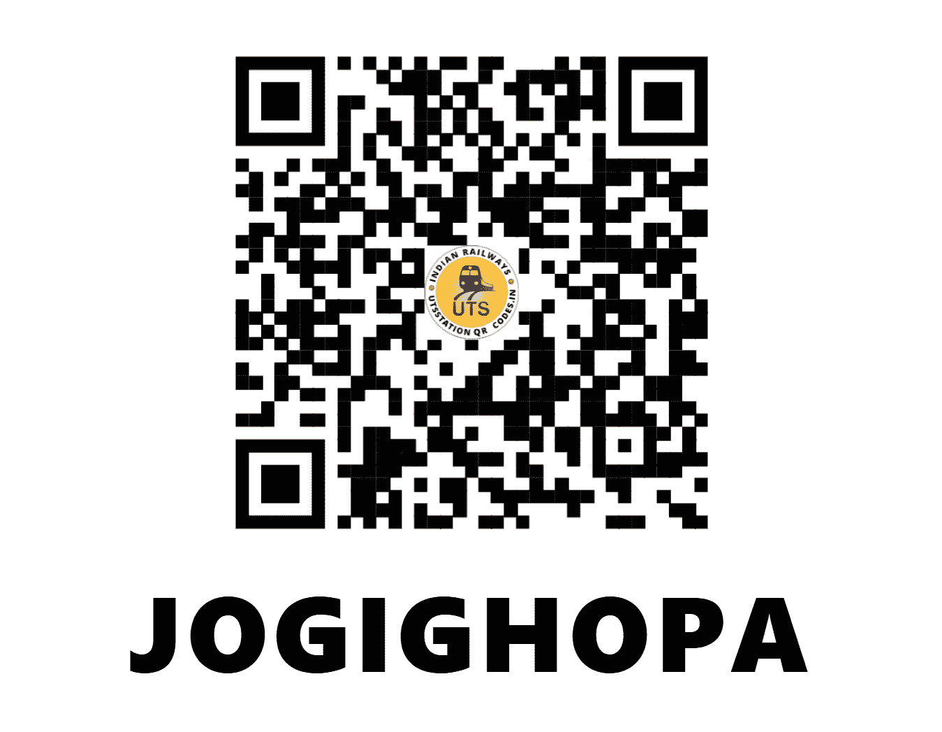 UTS QR Code for JOGIGHOPA - JPZ (NF - ASSAM)