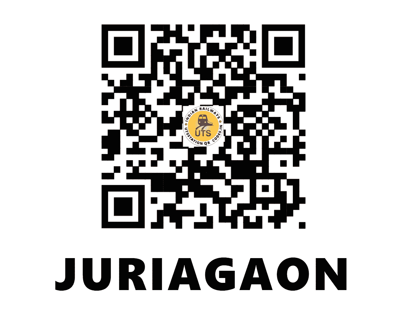 UTS QR Code for JURIAGAON - JRX (NF - ASSAM)