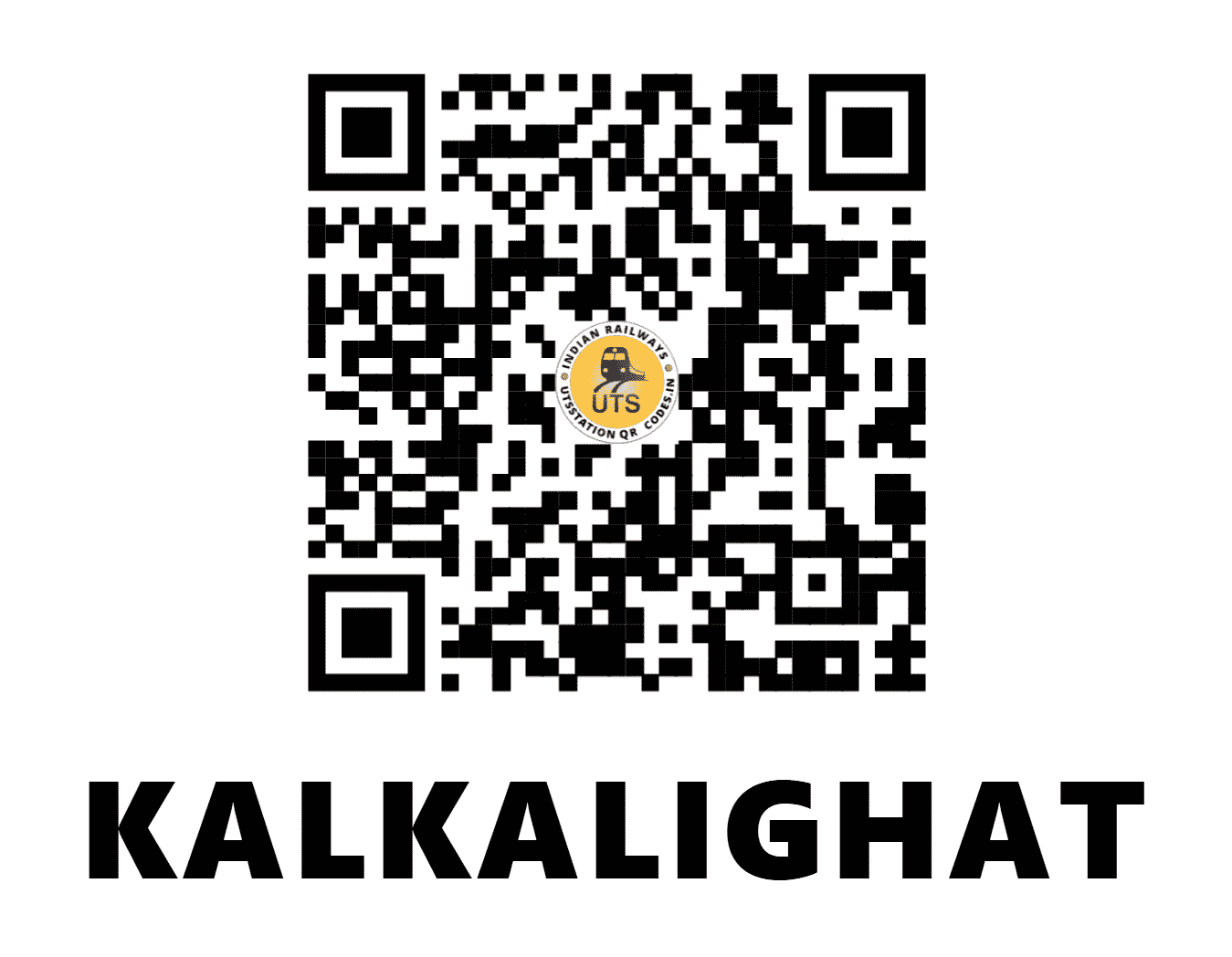 UTS QR Code for KALKALIGHAT - KKGT (NF - ASSAM)
