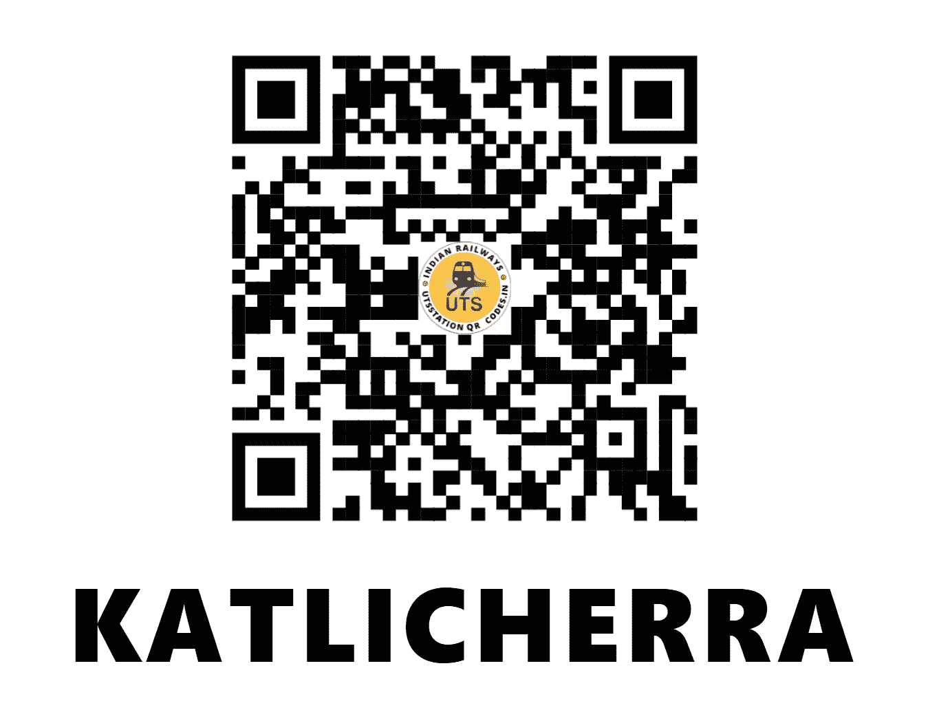 UTS QR Code for KATLICHERRA - KLCR (NF - ASSAM)