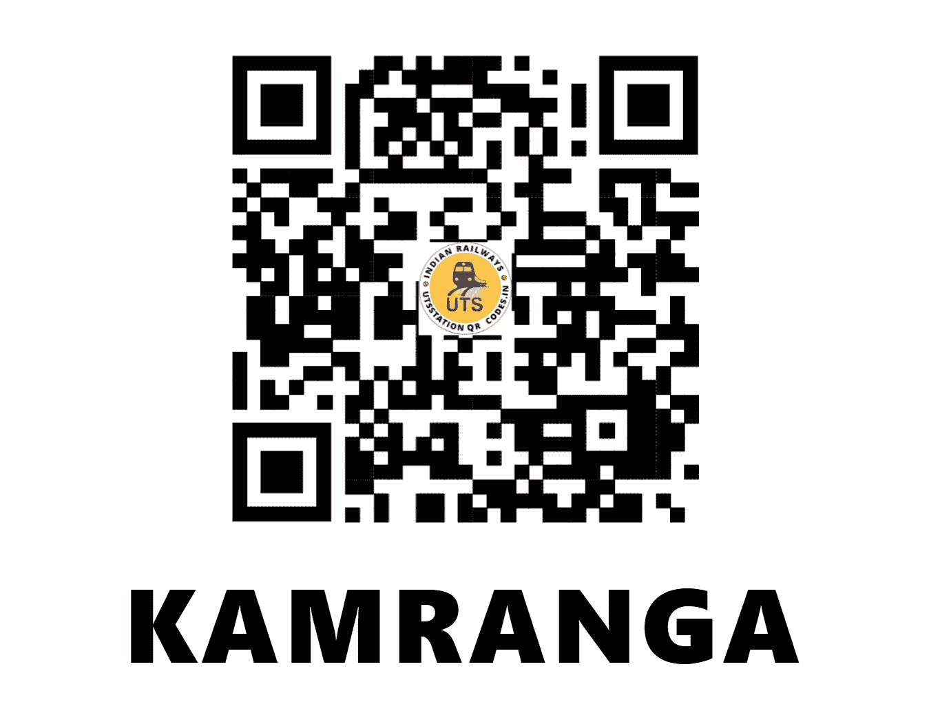 UTS QR Code for KAMRANGA - KMNG (NF - ASSAM)