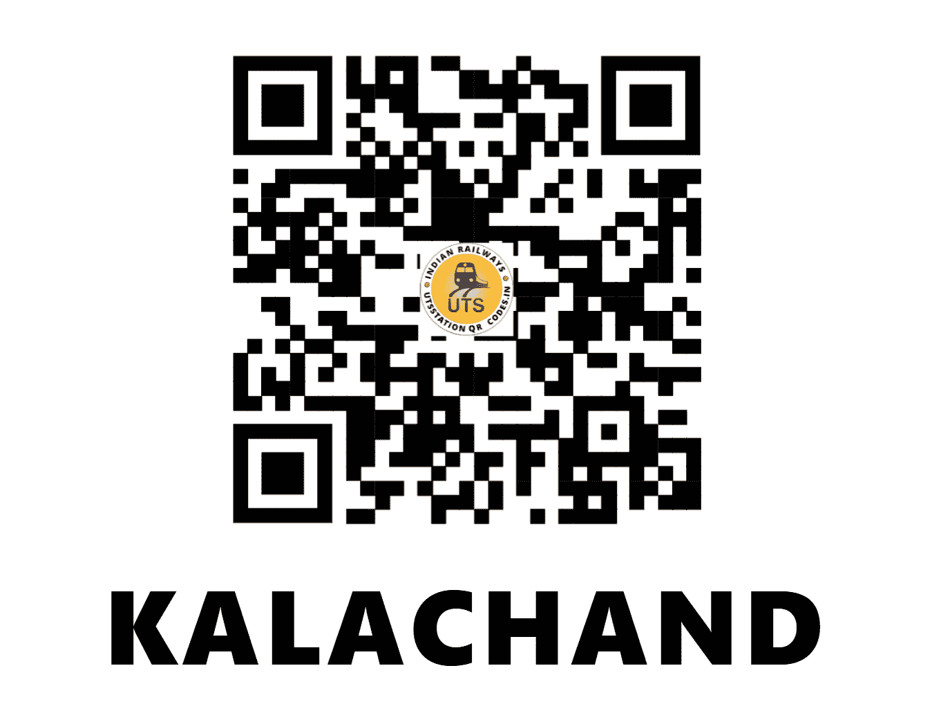 UTS QR Code for KALACHAND - KQI (NF - ASSAM)