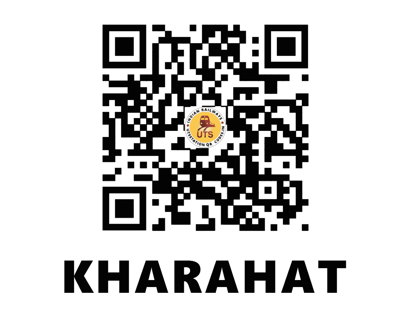 UTS QR Code for KHARAHAT - KRHT (NF - ASSAM)