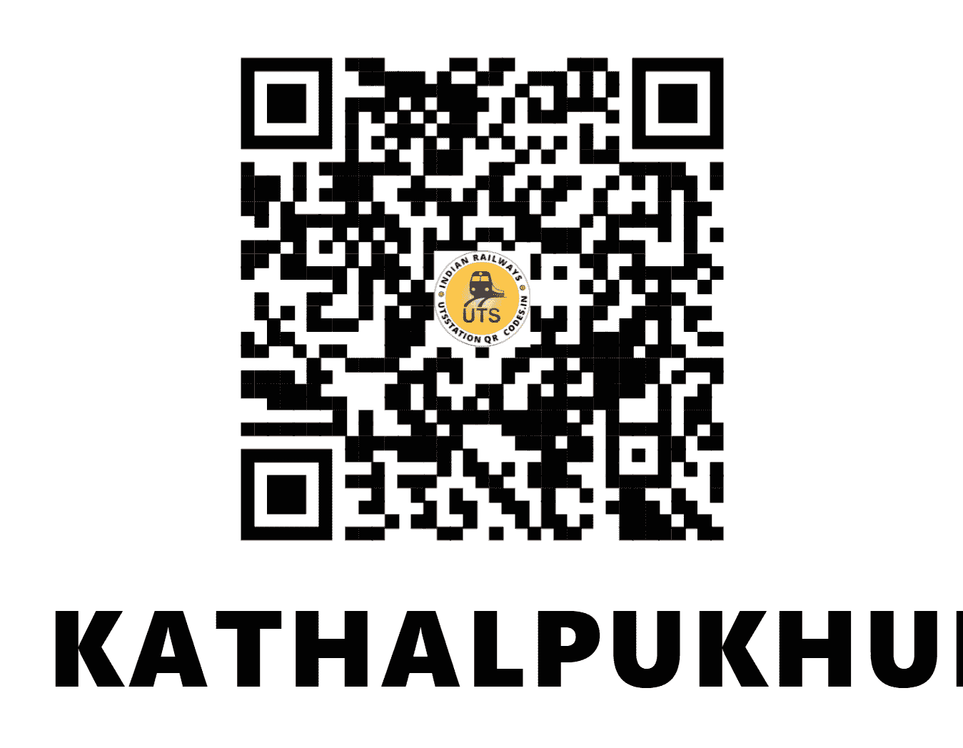 UTS QR Code for KATHALPUKHURI - KTPR (NF - ASSAM)
