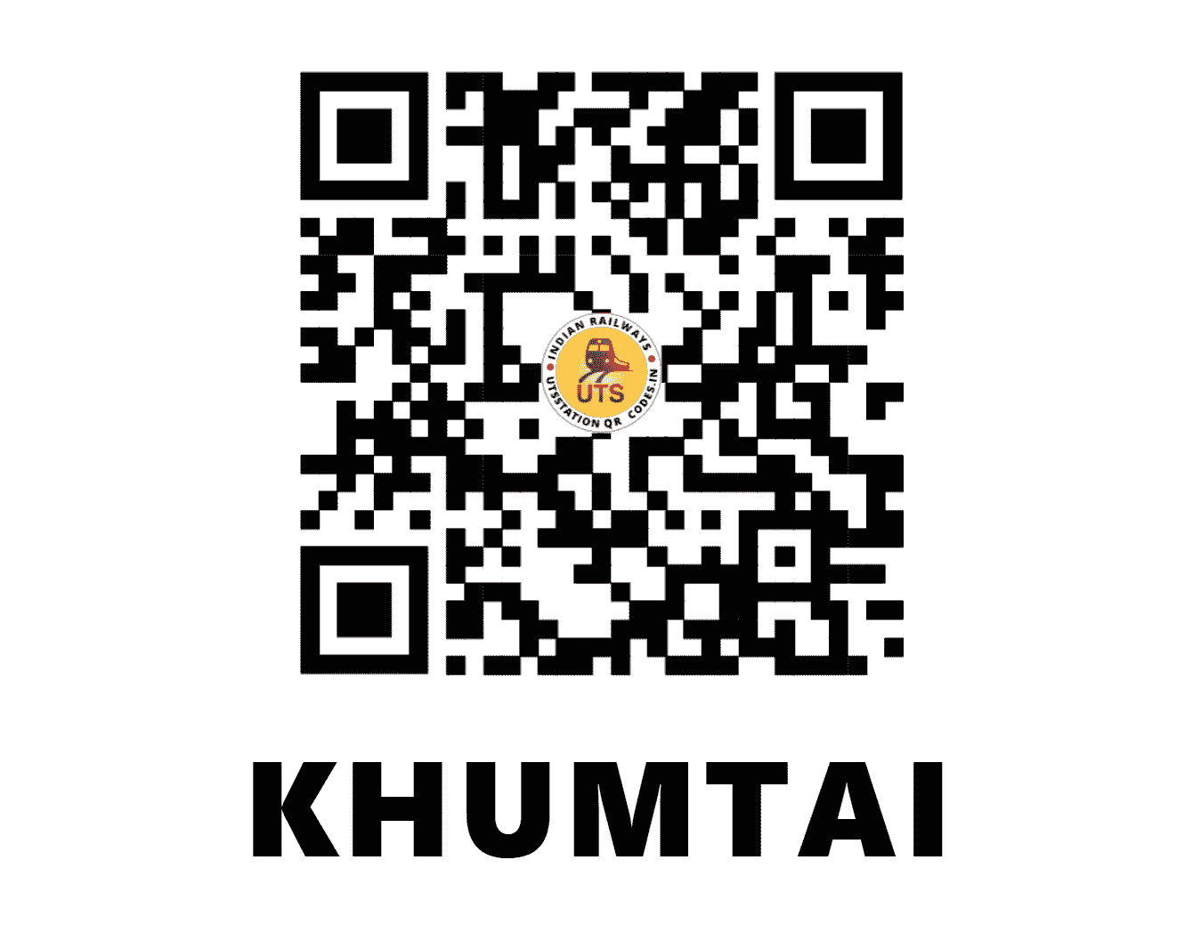 UTS QR Code for KHUMTAI - KUTI (NF - ASSAM)