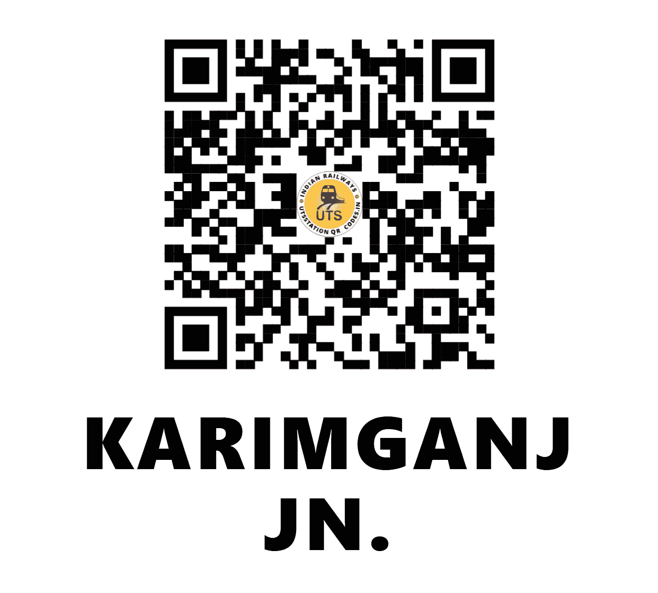 UTS QR Code for KARIMGANJ JN. - KXJ (NF - ASSAM)
