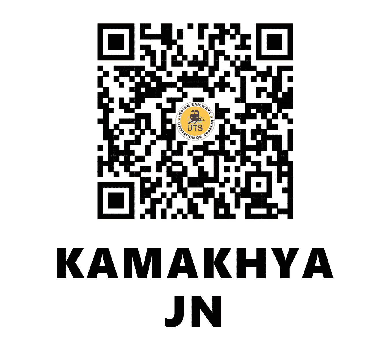 UTS QR Code for KAMAKHYA JN - KYQ (NF - ASSAM)