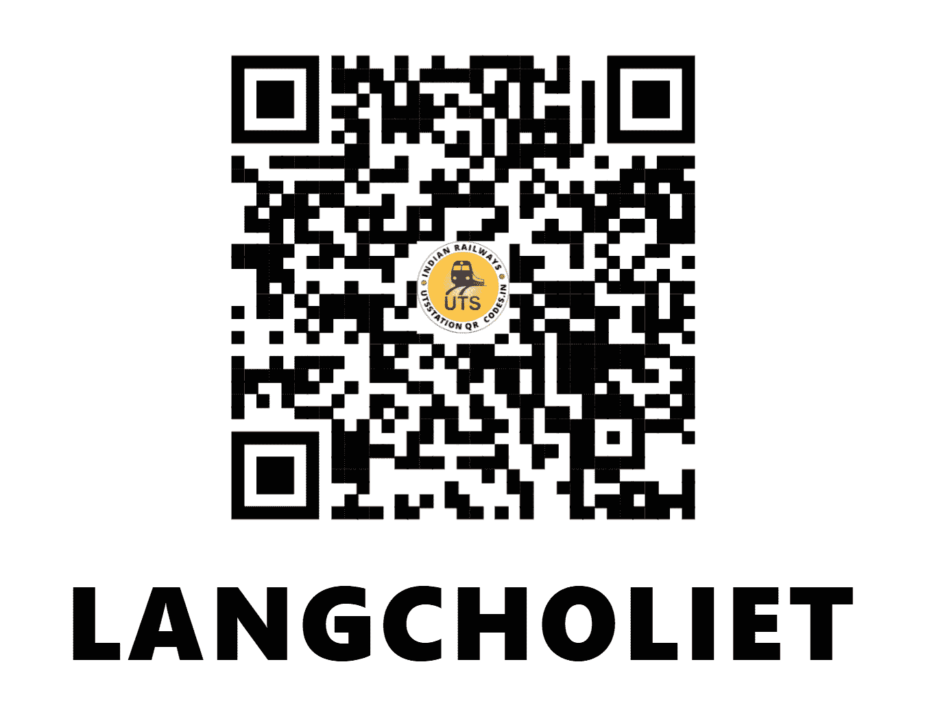 UTS QR Code for LANGCHOLIET - LCT (NF - ASSAM)