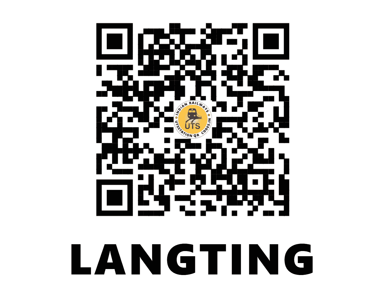 UTS QR Code for LANGTING - LGT (NF - ASSAM)