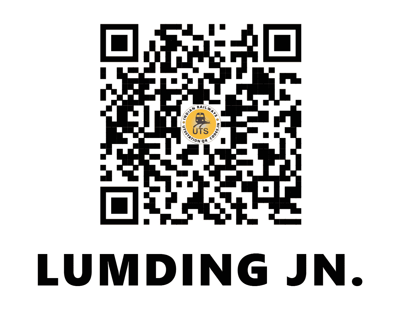 UTS QR Code for LUMDING JN. - LMG (NF - ASSAM)
