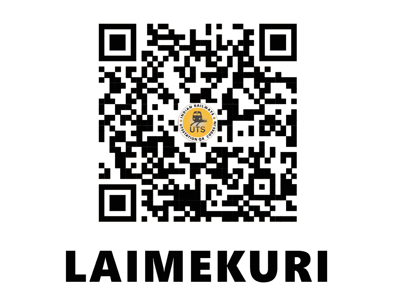 UTS QR Code for LAIMEKURI - LMY (NF - ASSAM)