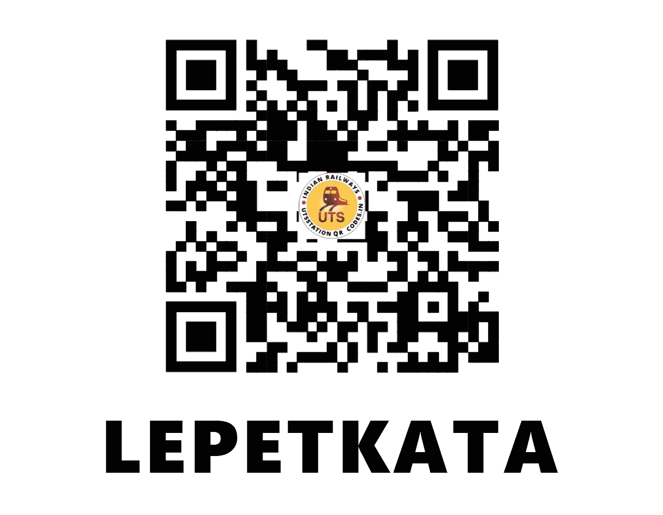 UTS QR Code for LEPETKATA - LPK (NF - ASSAM)