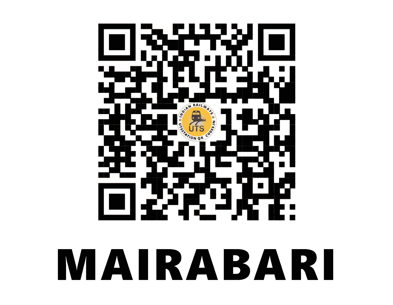 UTS QR Code for MAIRABARI - MBO (NF - ASSAM)