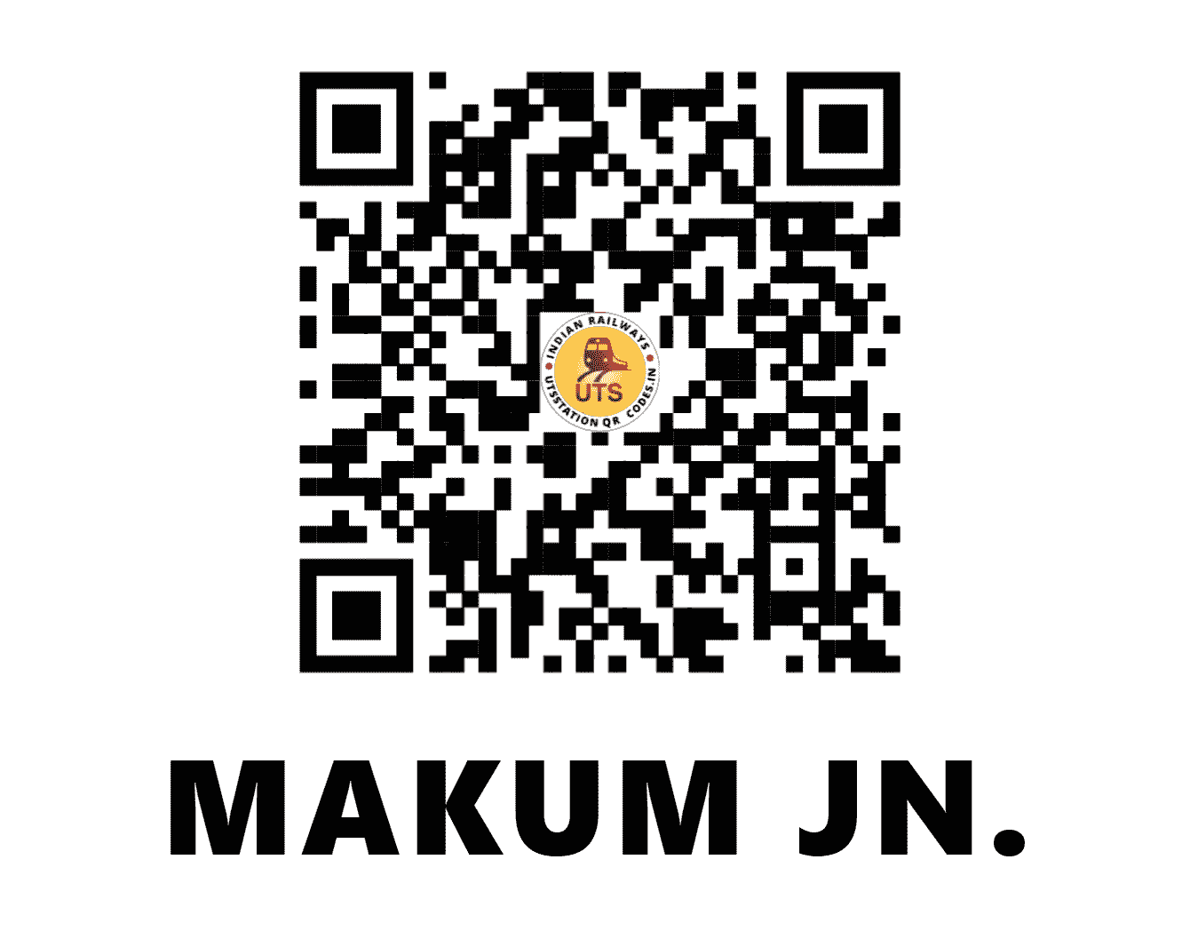 UTS QR Code for MAKUM JN. - MJN (NF - ASSAM)