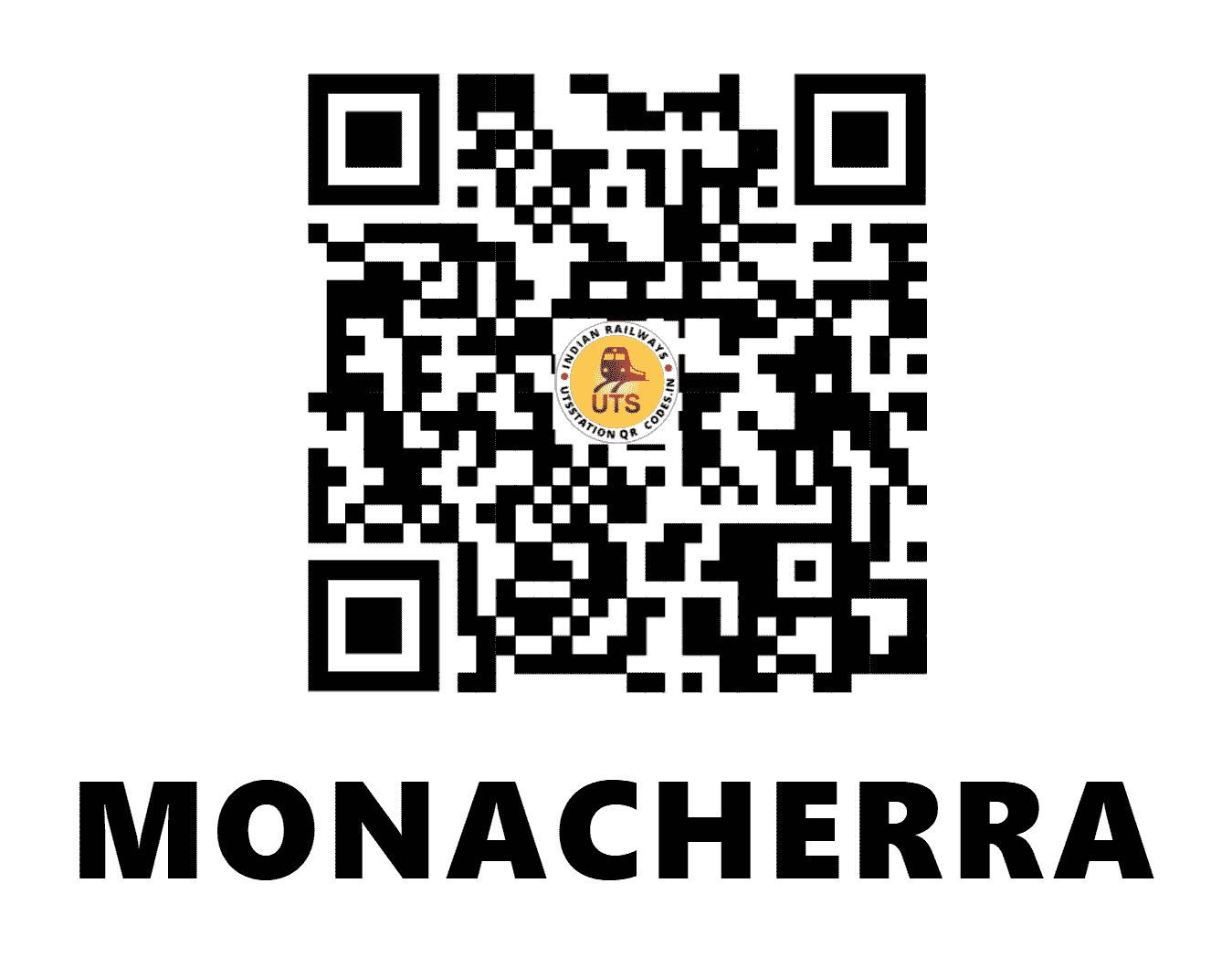 UTS QR Code for MONACHERRA - MNCR (NF - ASSAM)