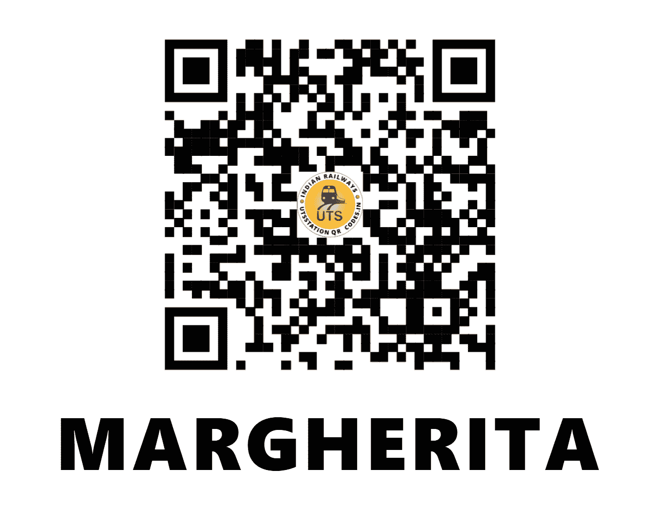 UTS QR Code for MARGHERITA - MRG (NF - ASSAM)