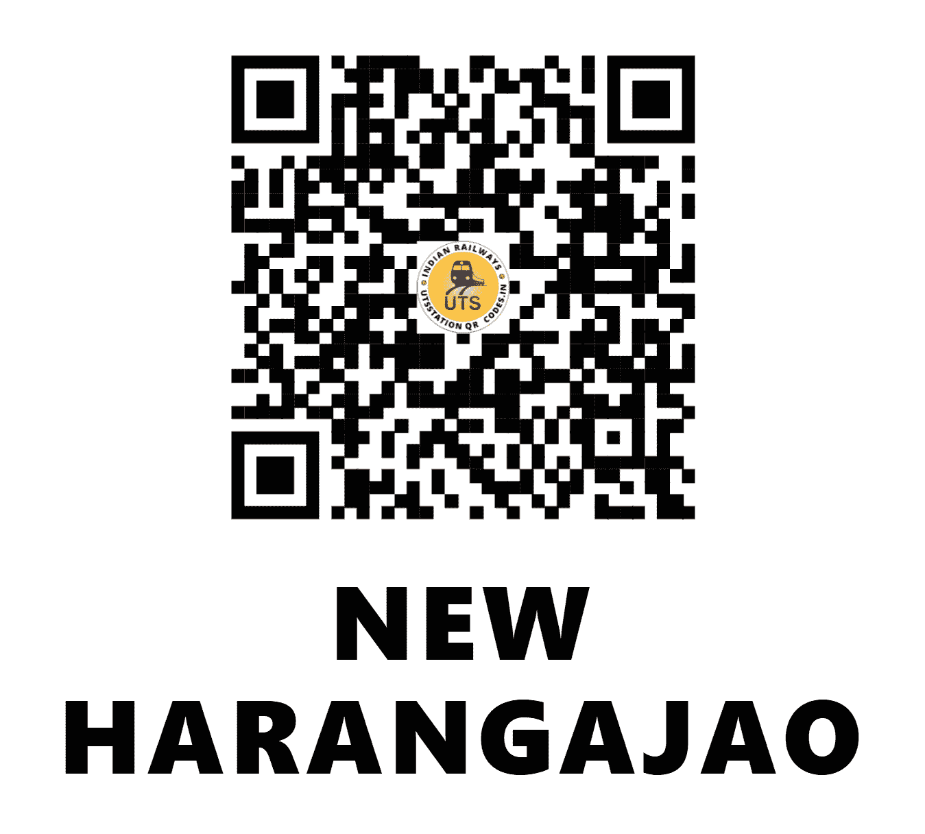 UTS QR Code for NEW HARANGAJAO - NHGJ (NF - ASSAM)
