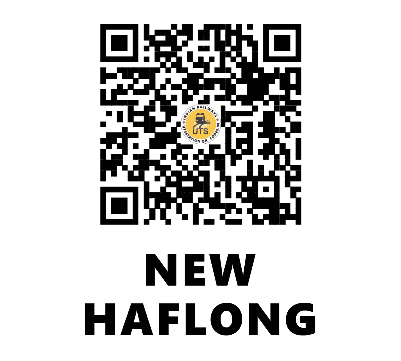 UTS QR Code for NEW HAFLONG - NHLG (NF - ASSAM)
