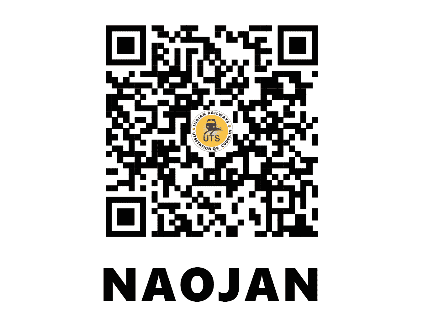 UTS QR Code for NAOJAN - NJN (NF - ASSAM)