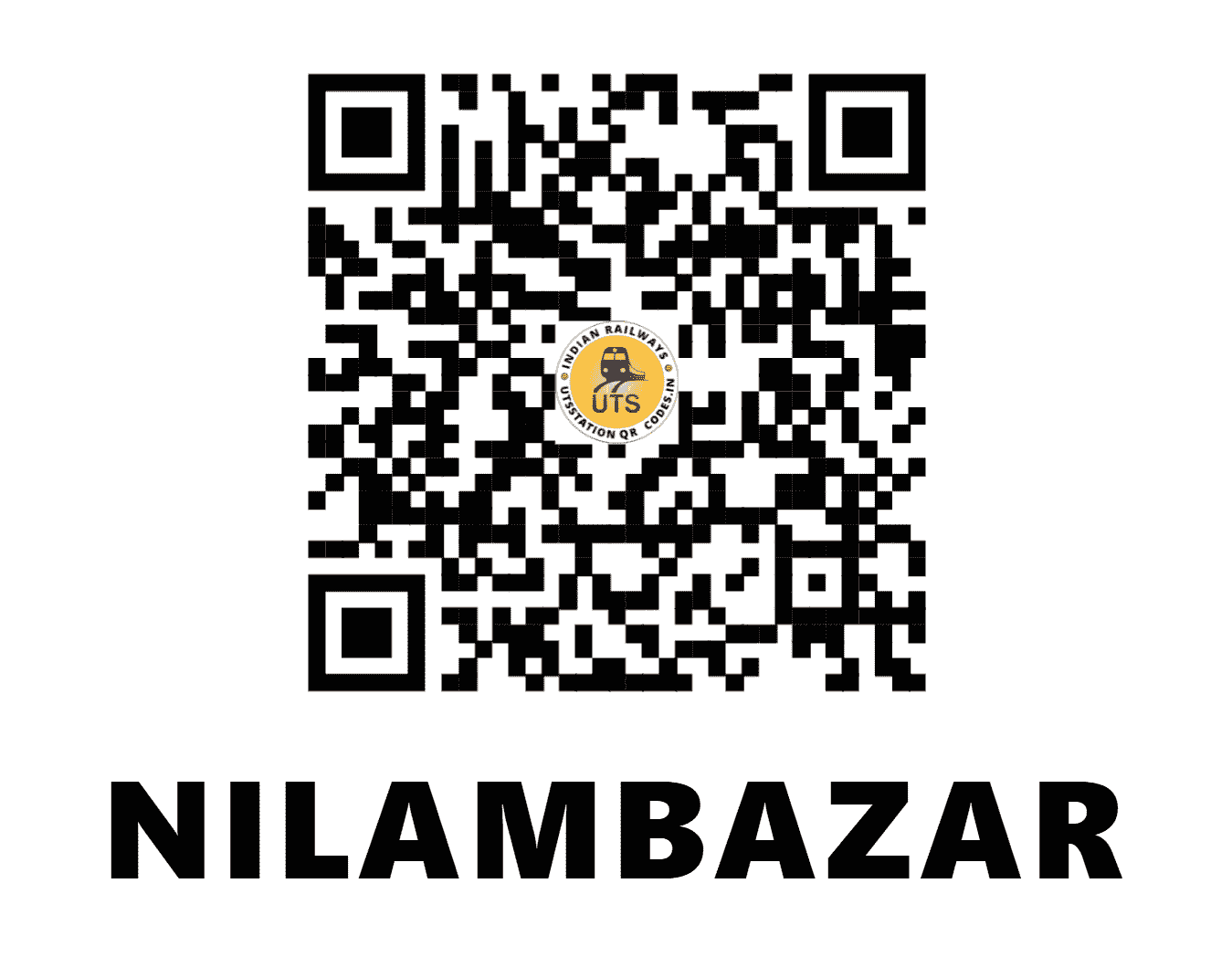 UTS QR Code for NILAMBAZAR - NLBR (NF - ASSAM)