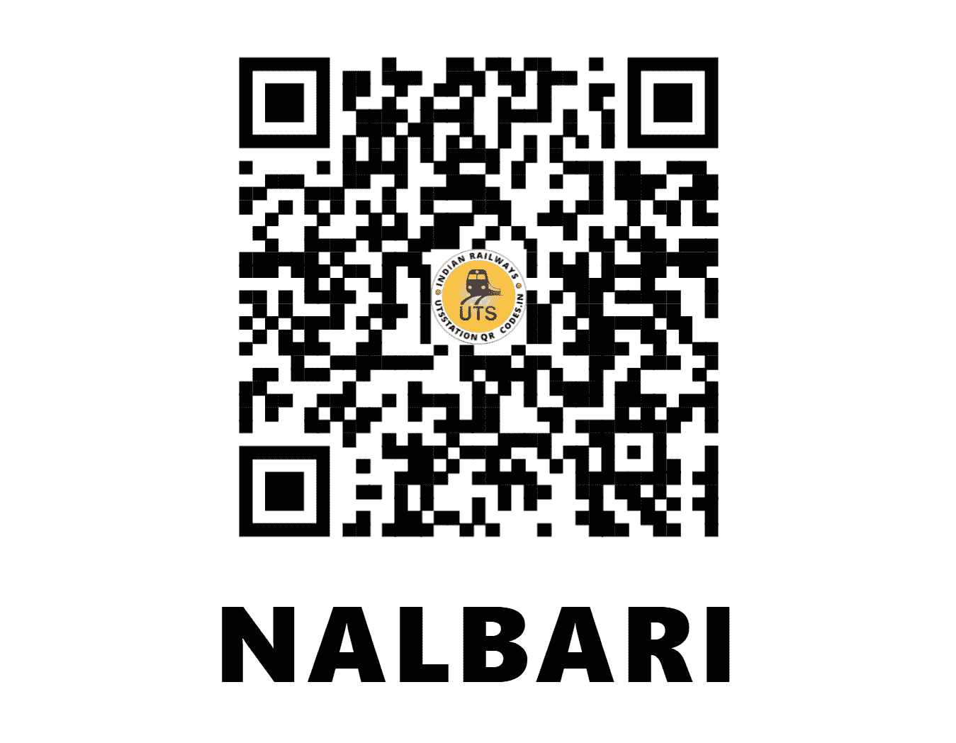 UTS QR Code for NALBARI - NLV (NF - ASSAM)
