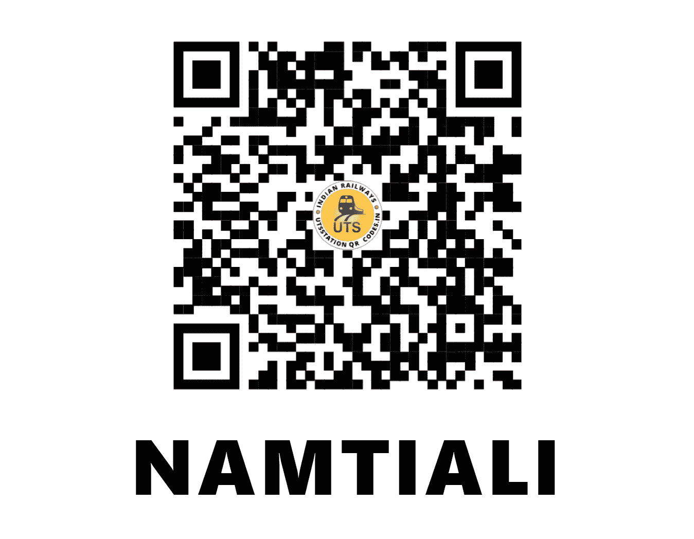 UTS QR Code for NAMTIALI - NMT (NF - ASSAM)