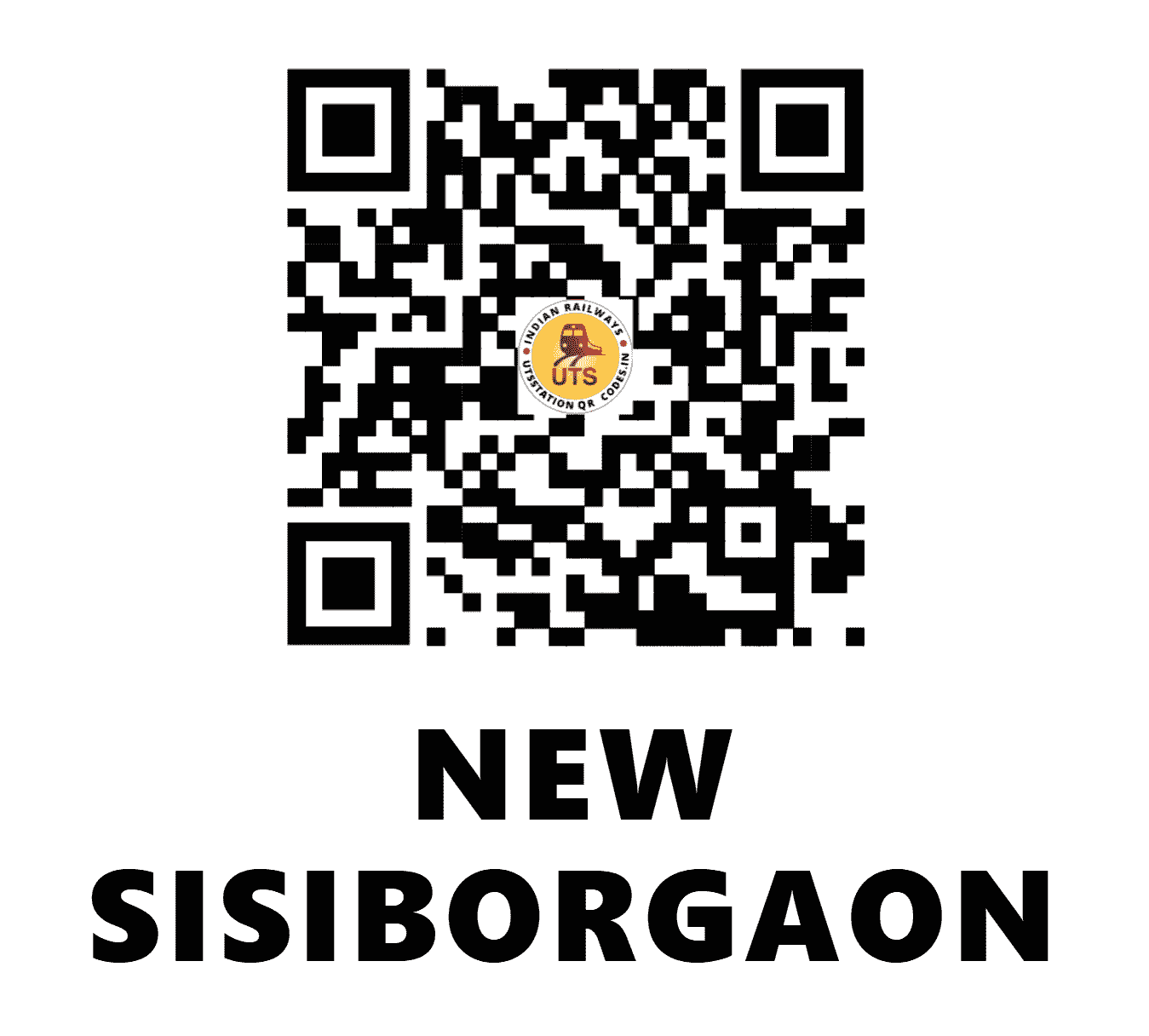 UTS QR Code for NEW SISIBORGAON - NSBG (NF - ASSAM)