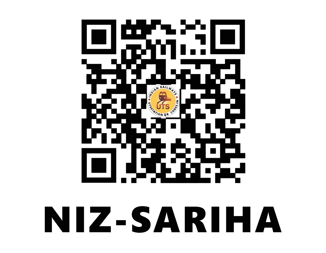 UTS QR Code for NIZ-SARIHA - NSRH (NF - ASSAM)