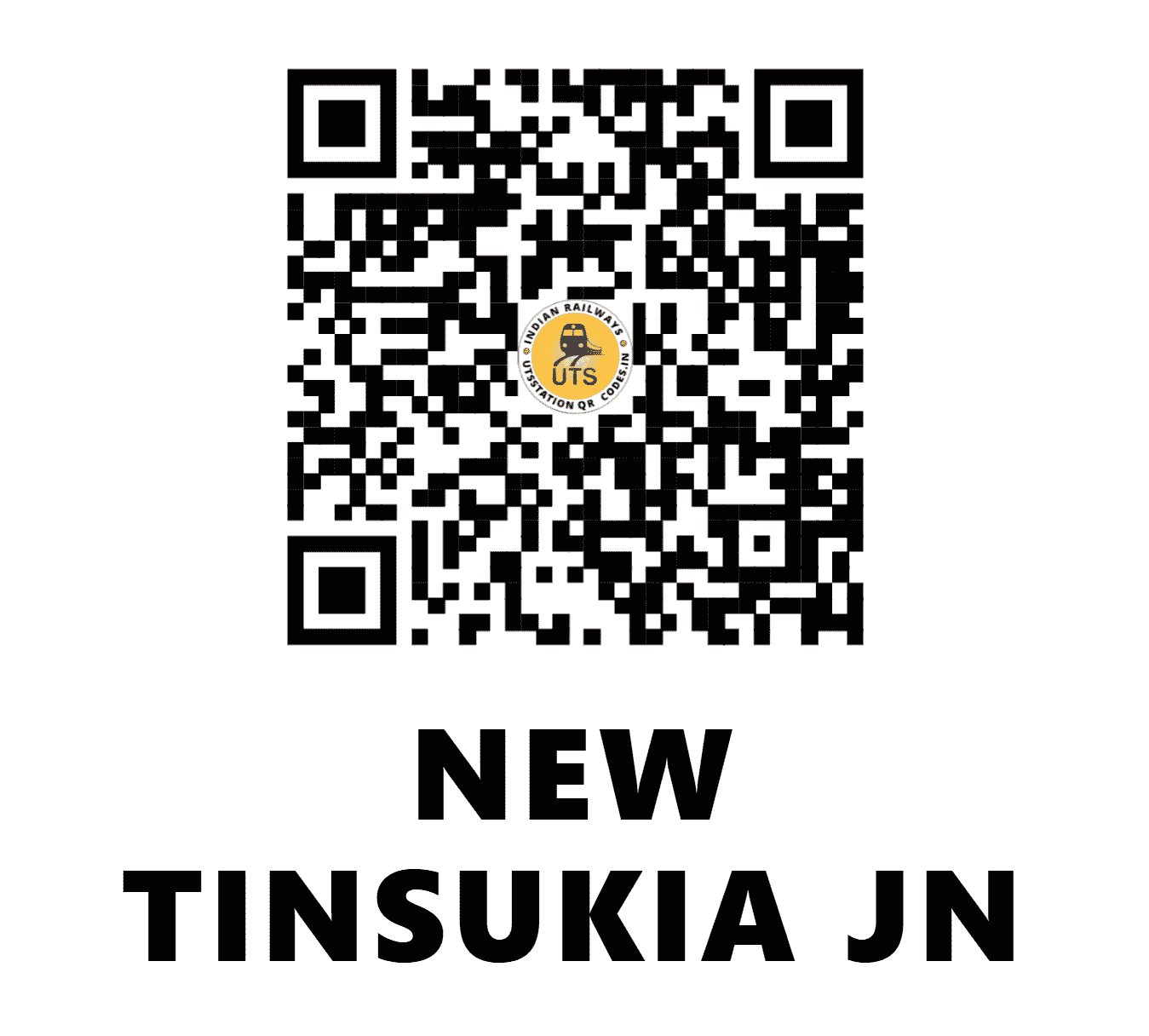 UTS QR Code for NEW TINSUKIA JN - NTSK (NF - ASSAM)