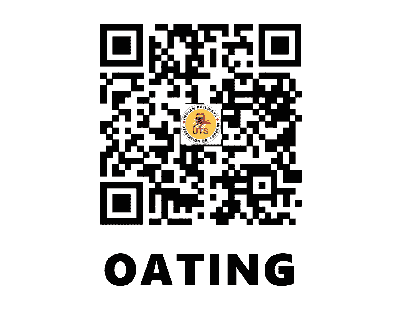UTS QR Code for OATING - OTN (NF - ASSAM)
