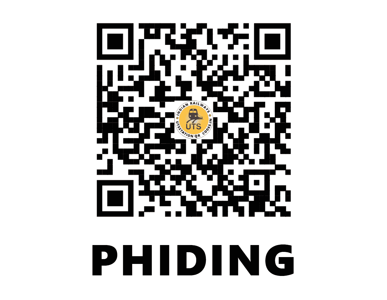 UTS QR Code for PHIDING - PDJ (NF - ASSAM)