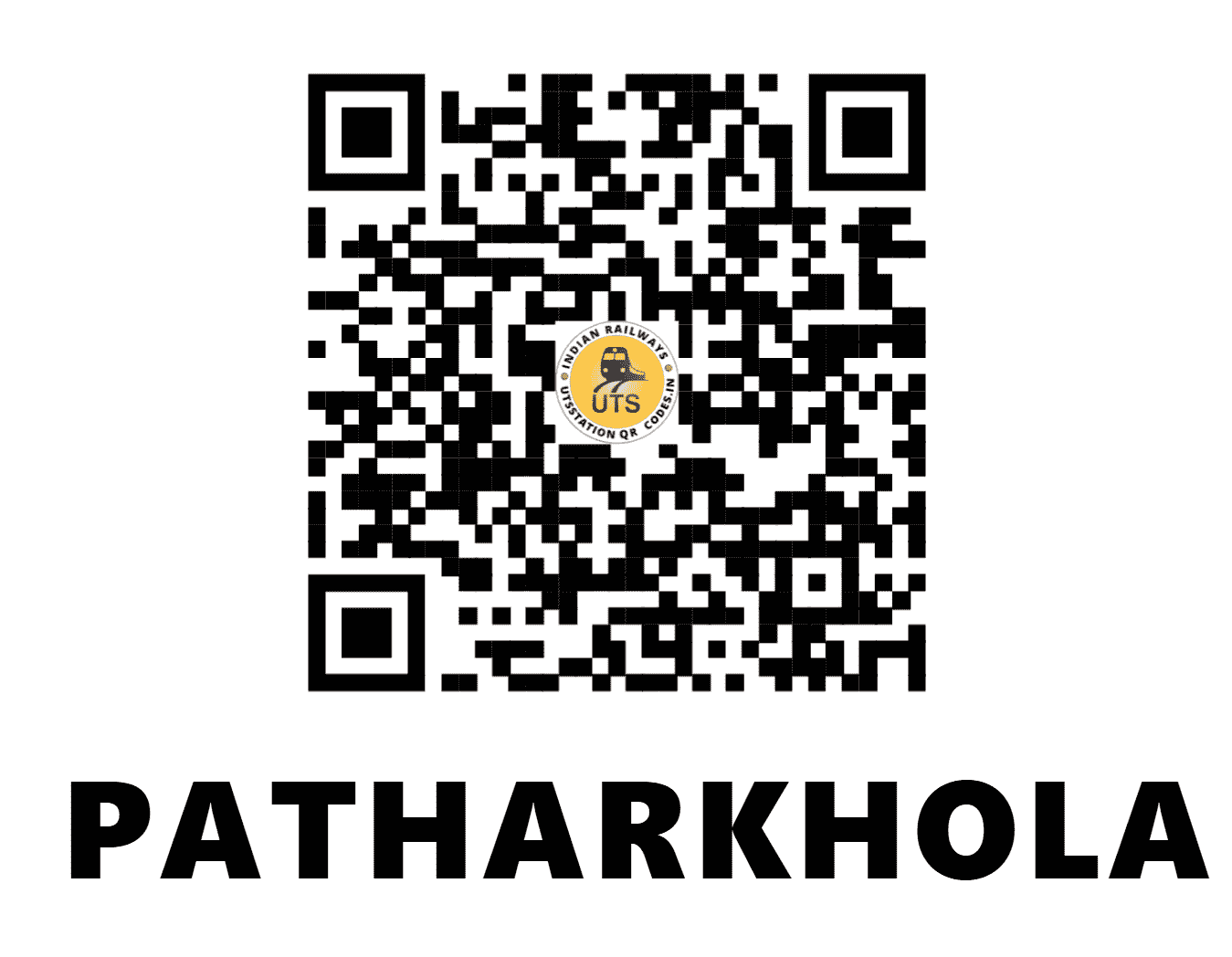 UTS QR Code for PATHARKHOLA - PKB (NF - ASSAM)
