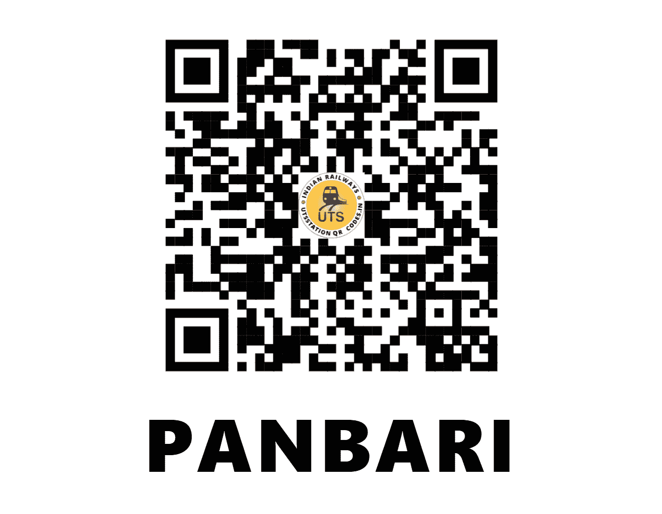 UTS QR Code for PANBARI - PNB (NF - ASSAM)