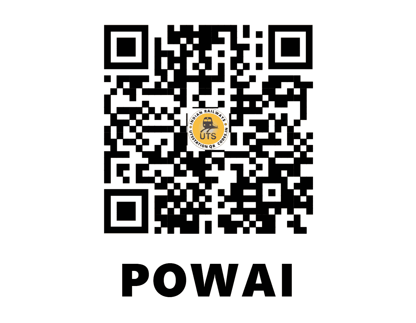 UTS QR Code for POWAI - PWA (NF - ASSAM)