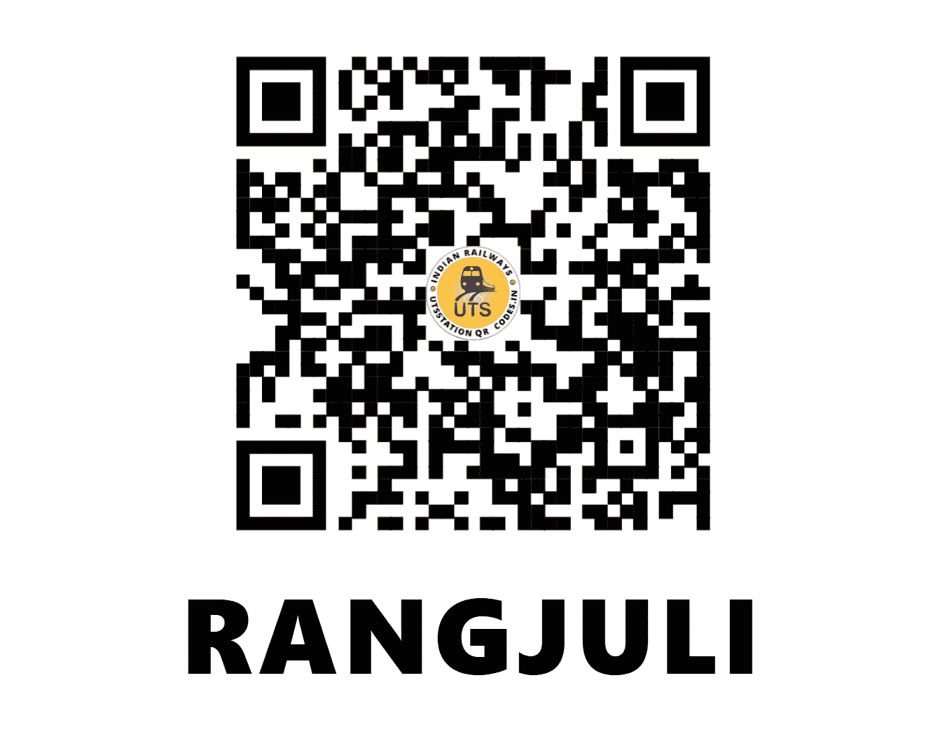 UTS QR Code for RANGJULI - RGJI (NF - ASSAM)