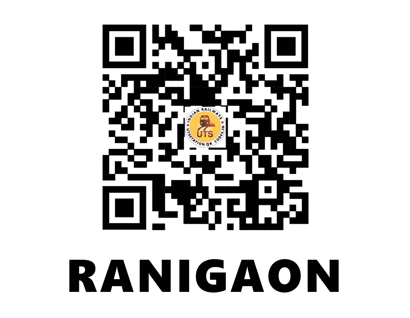 UTS QR Code for RANIGAON - RNGN (NF - ASSAM)