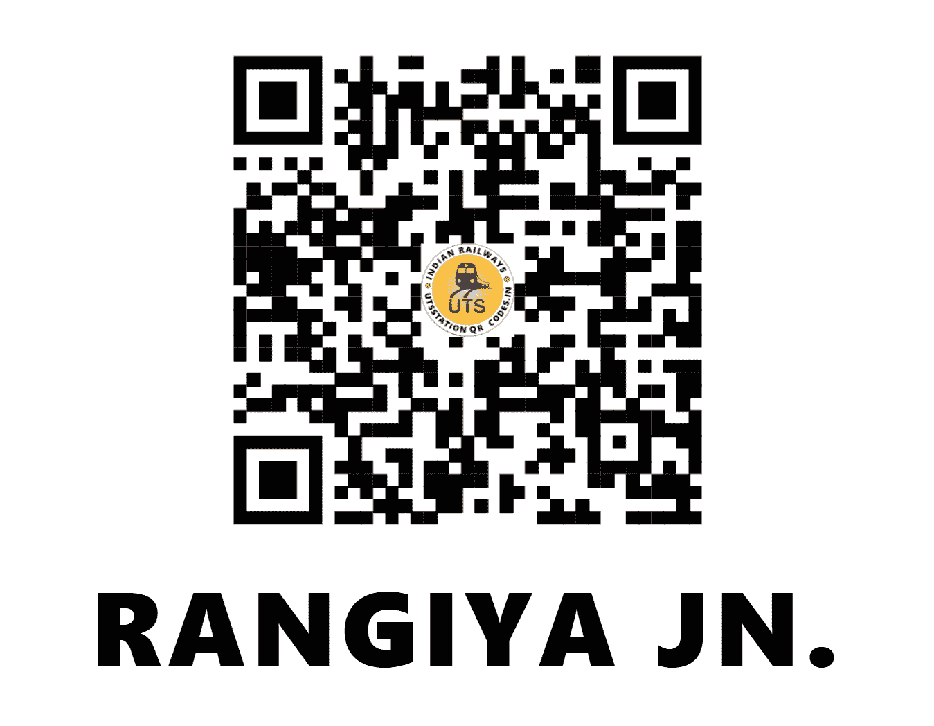 UTS QR Code for RANGIYA JN. - RNY (NF - ASSAM)