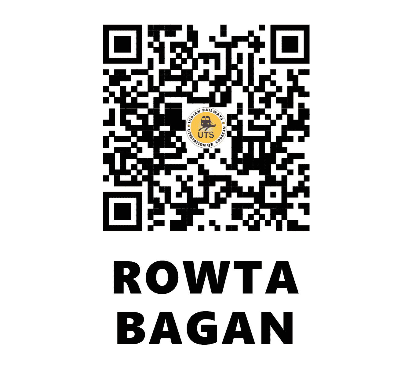UTS QR Code for ROWTA BAGAN - RWTB (NF - ASSAM)