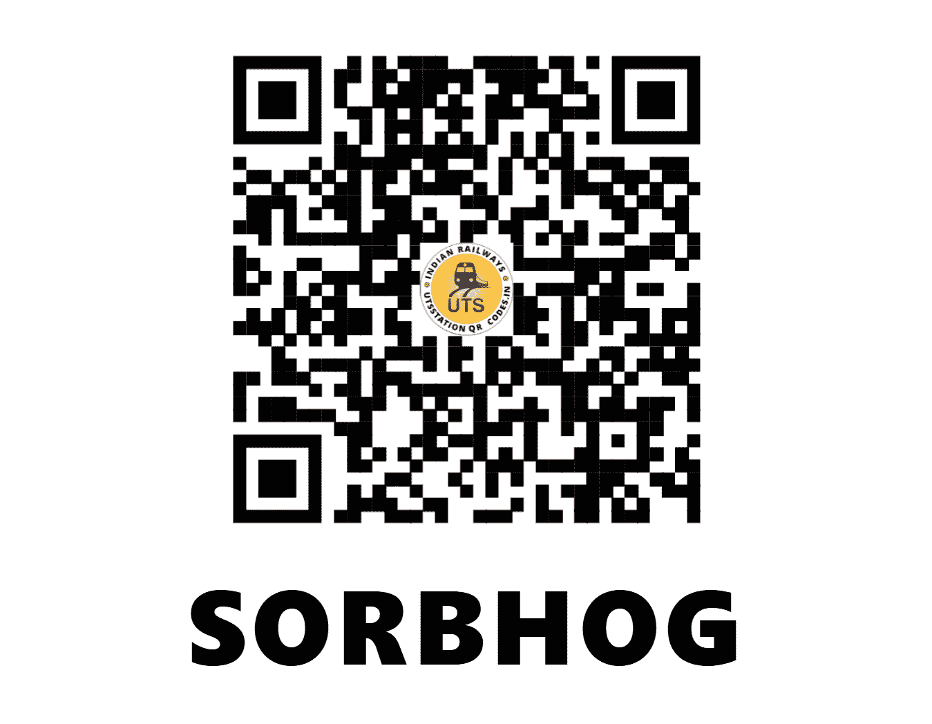 UTS QR Code for SORBHOG - SBE (NF - ASSAM)