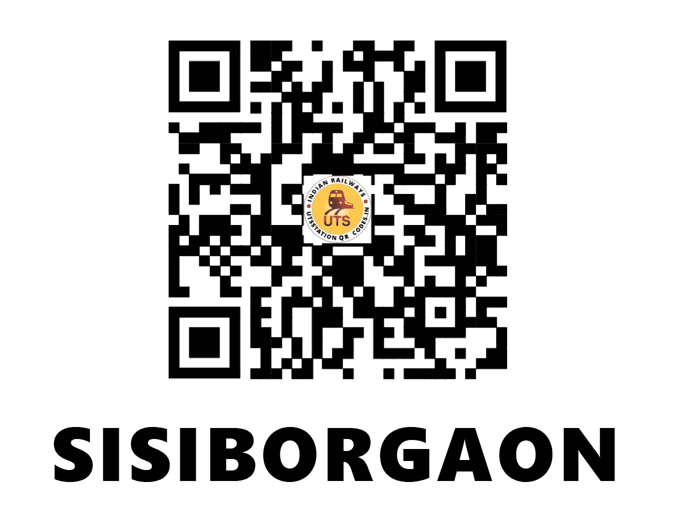 UTS QR Code for SISIBORGAON - SBGN (NF - ASSAM)