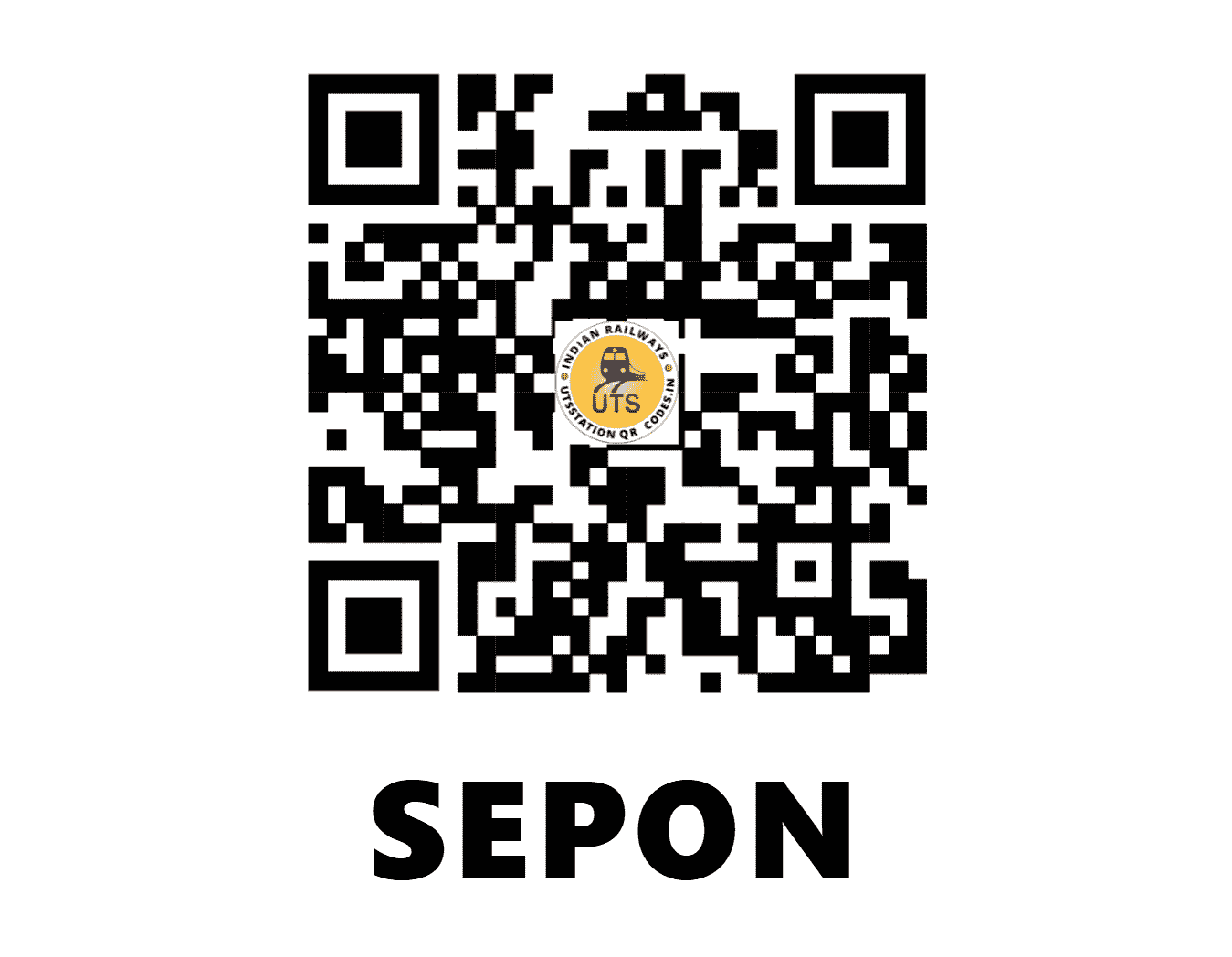 UTS QR Code for SEPON - SEPN (NF - ASSAM)
