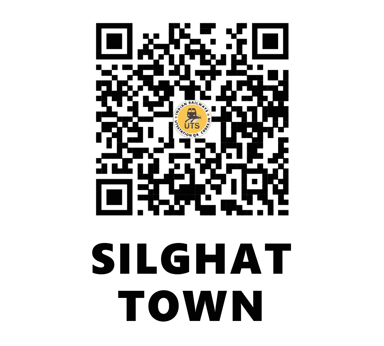 UTS QR Code for SILGHAT TOWN - SHTT (NF - ASSAM)