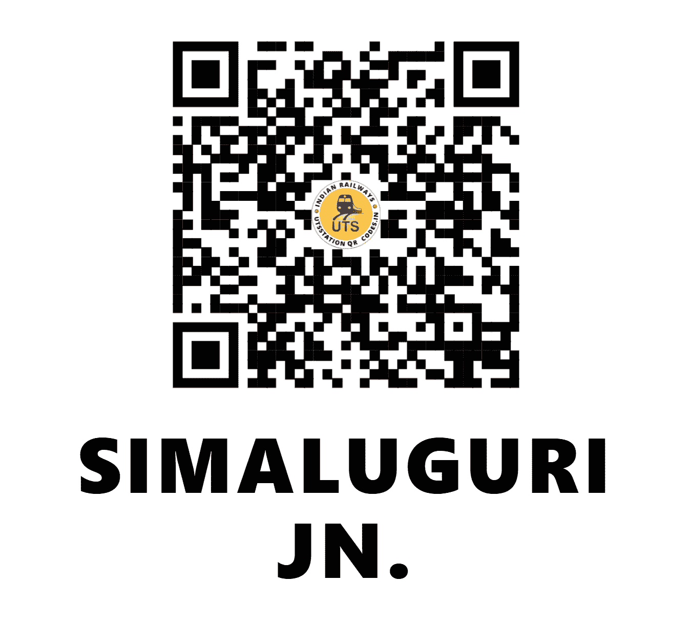 UTS QR Code for SIMALUGURI JN. - SLGR (NF - ASSAM)