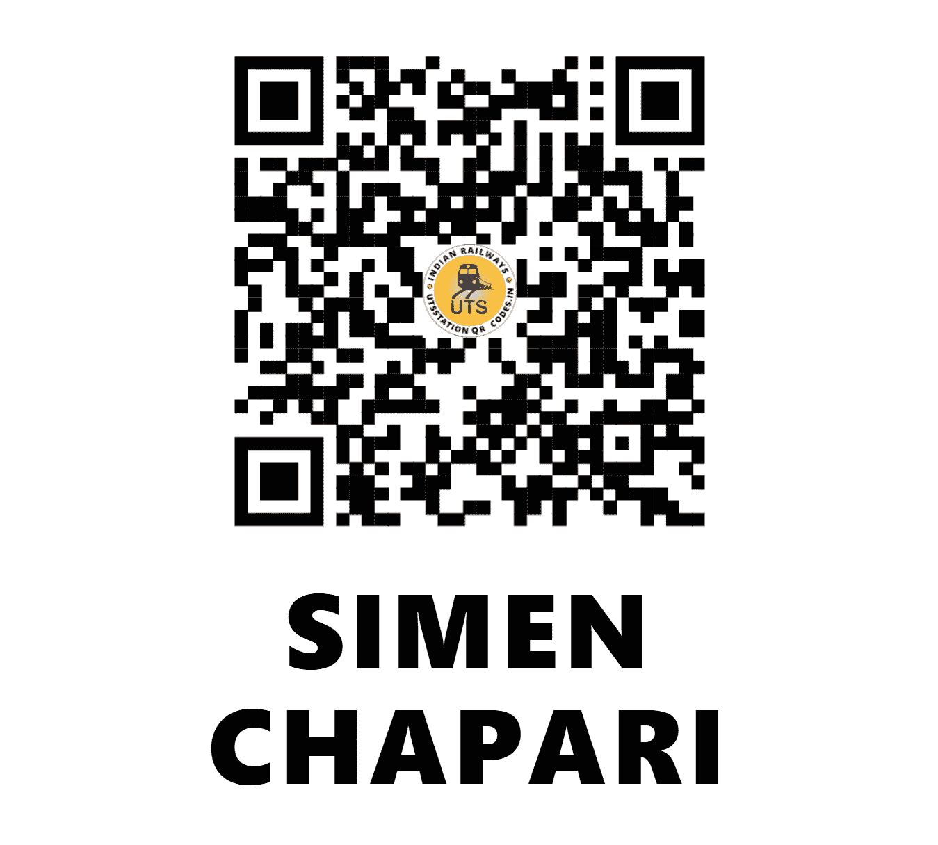 UTS QR Code for SIMEN CHAPARI - SMCP (NF - ASSAM)