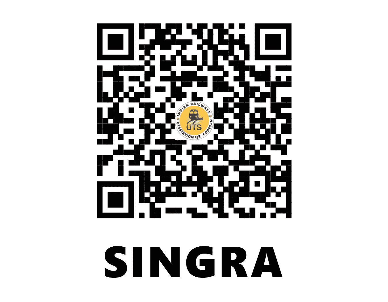 UTS QR Code for SINGRA - SNCA (NF - ASSAM)