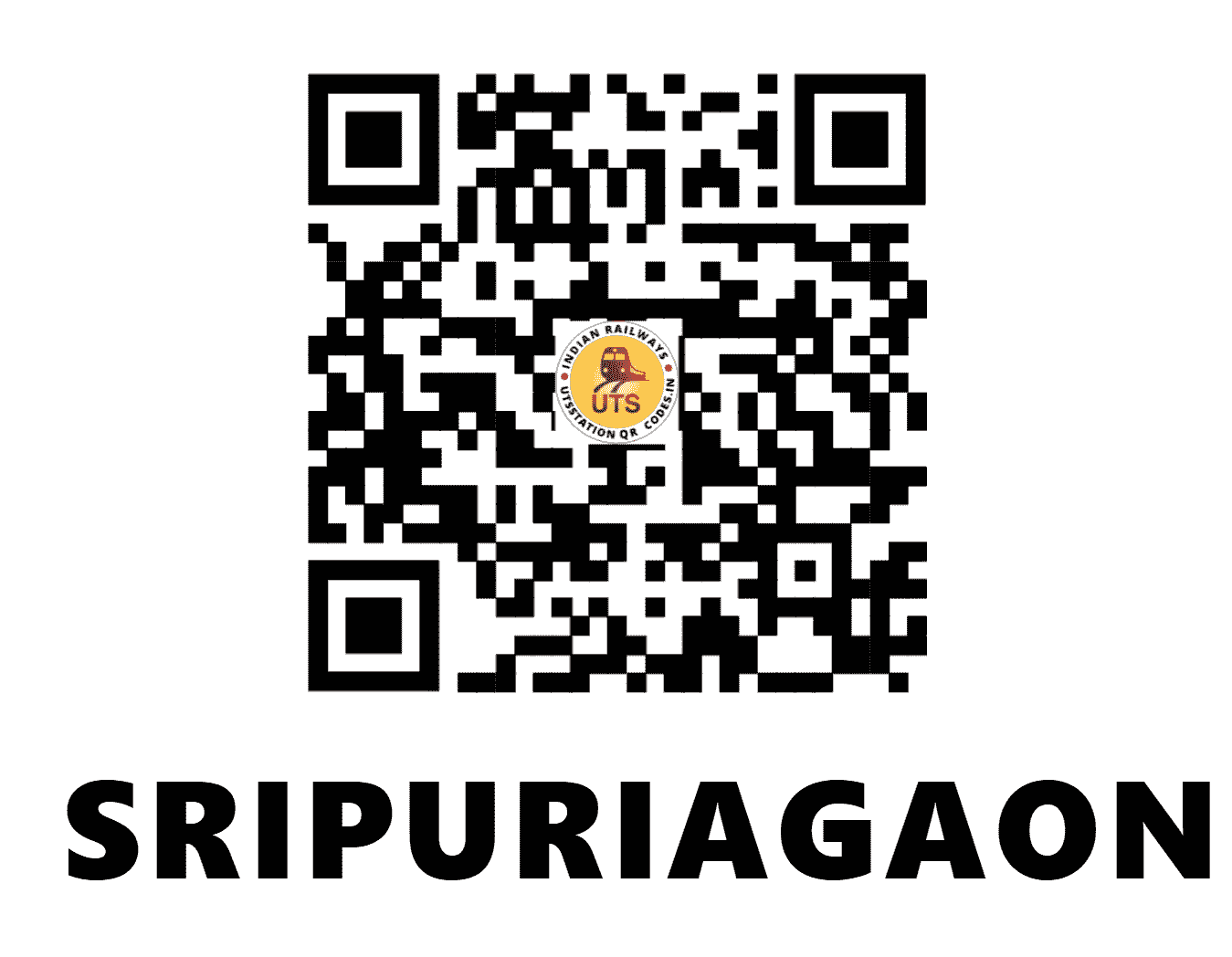 UTS QR Code for SRIPURIAGAON - SPGN (NF - ASSAM)